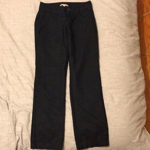Banana Republic Petite Linen Mid Rise Pants